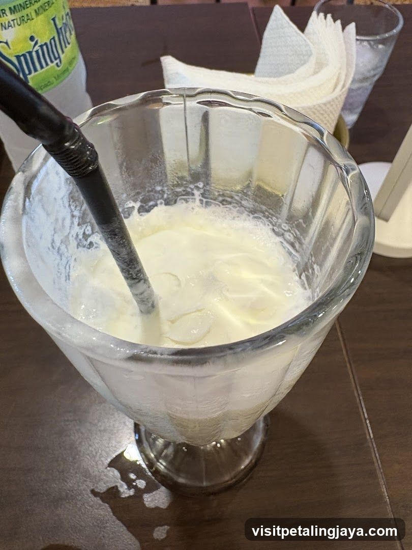 Creamy Drink in a Glass