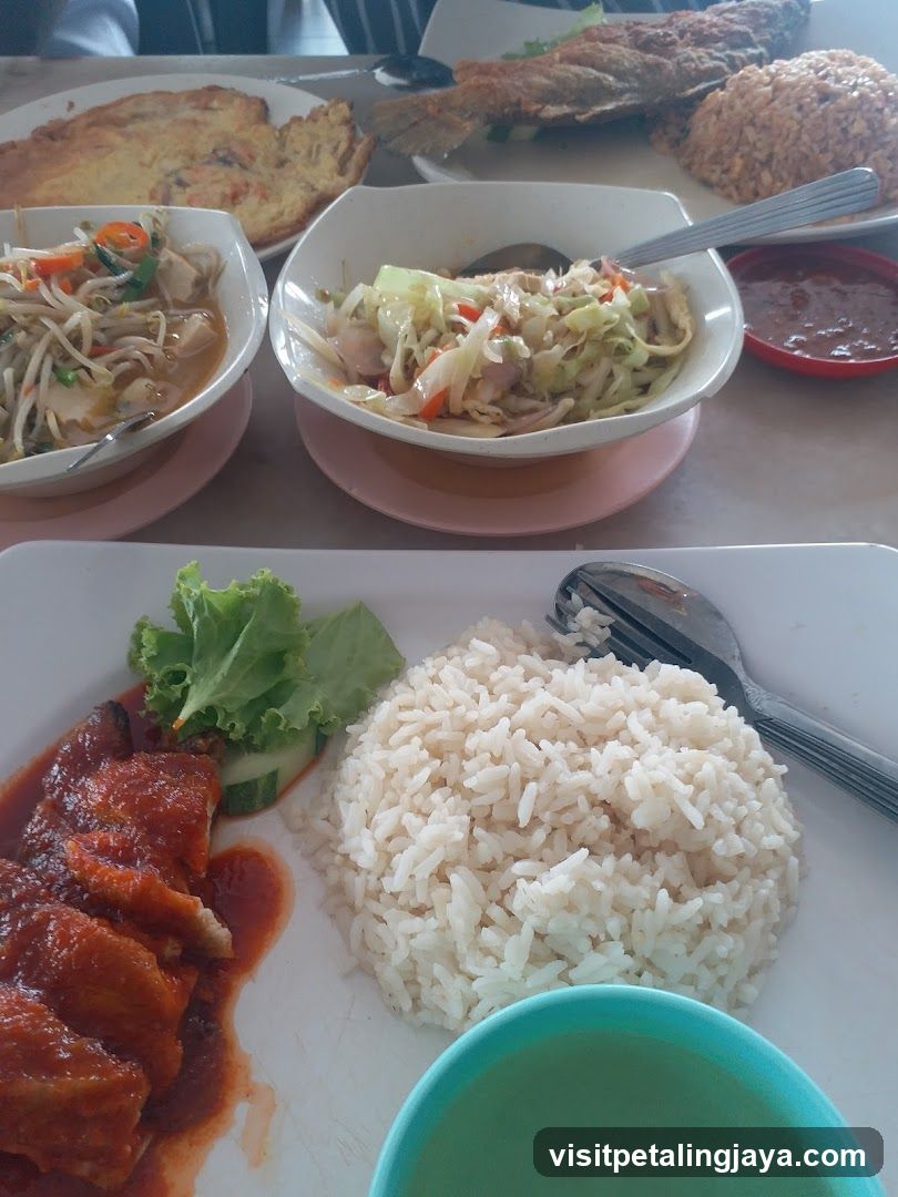 Table with various dishes