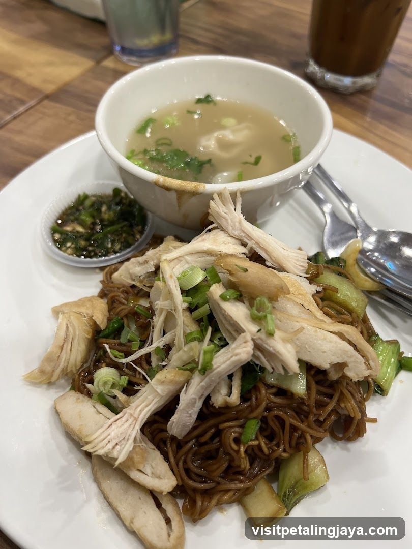 Chicken Noodles with Soup