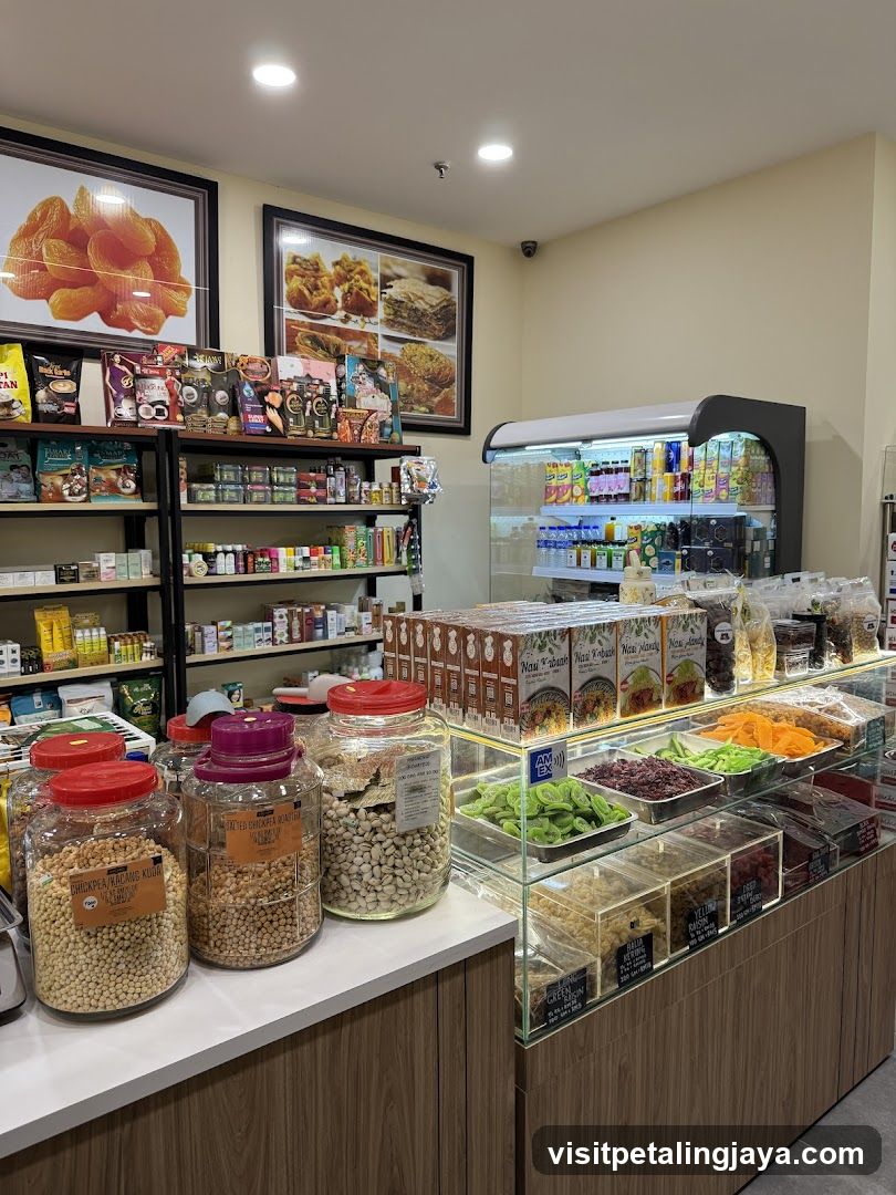 Dried Fruits and Nuts Display