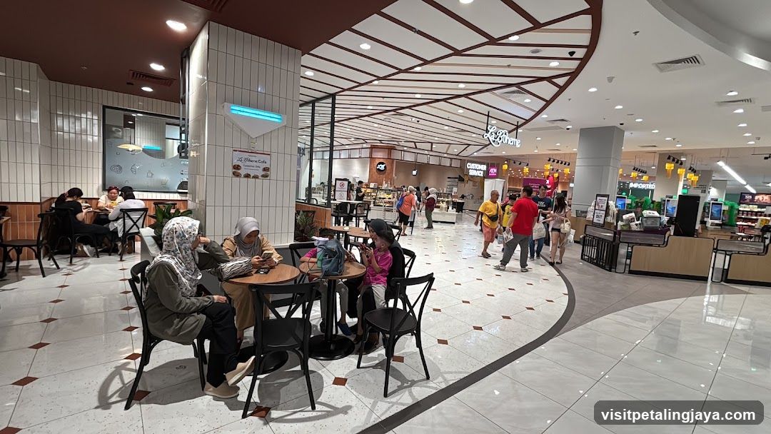 Cafe and Shopping Mall Interior