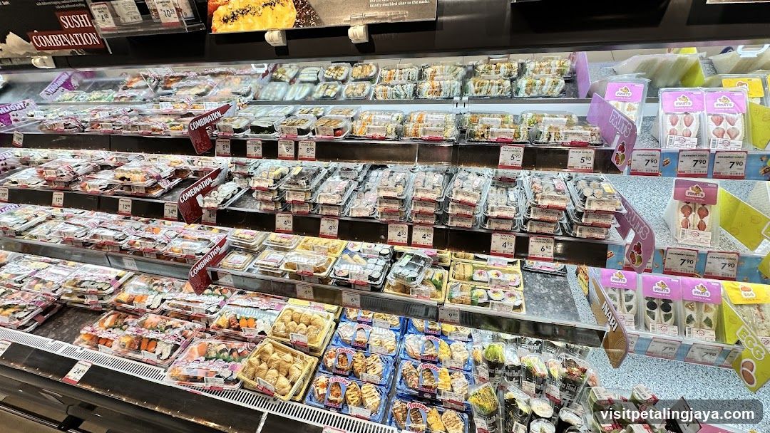 Sushi and Sandwiches Display