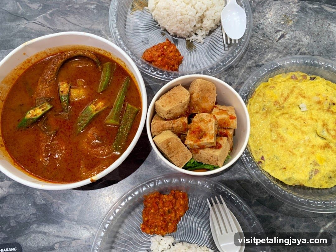 Assortment of Malaysian Dishes