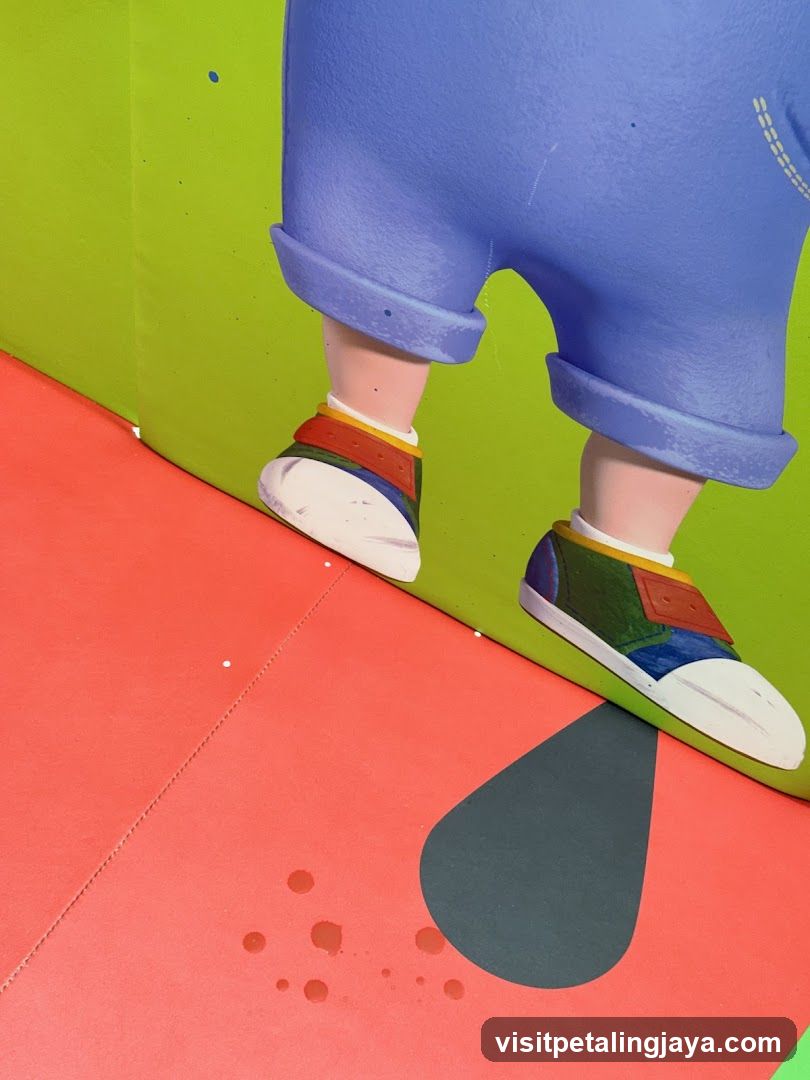 Cartoon Character's Legs and Feet