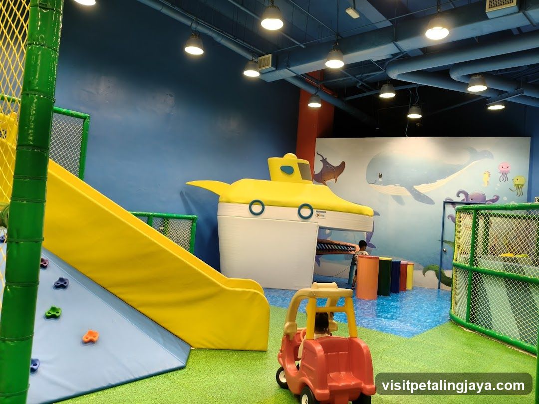 Indoor Playground with Submarine and Slide