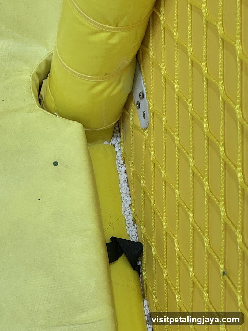 Yellow Padding and Netting