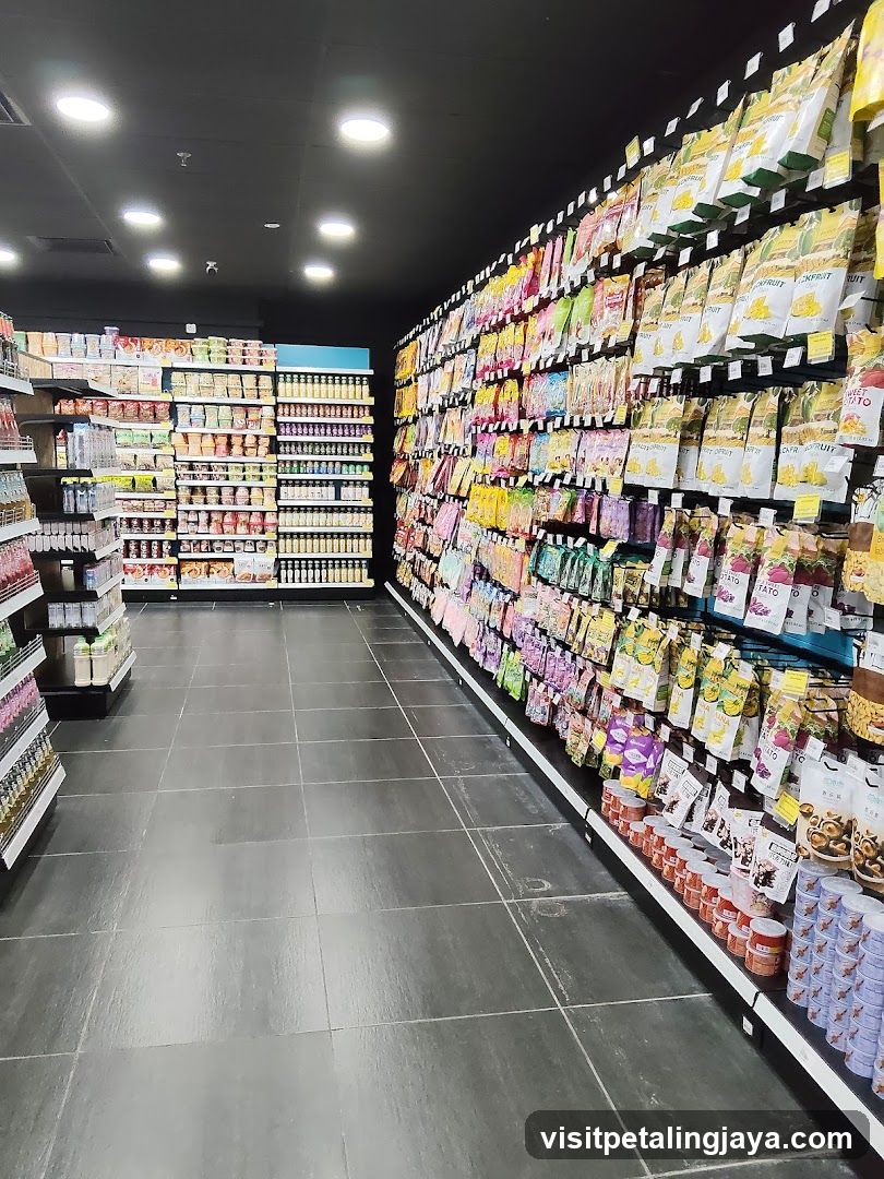 Aisle in a grocery store