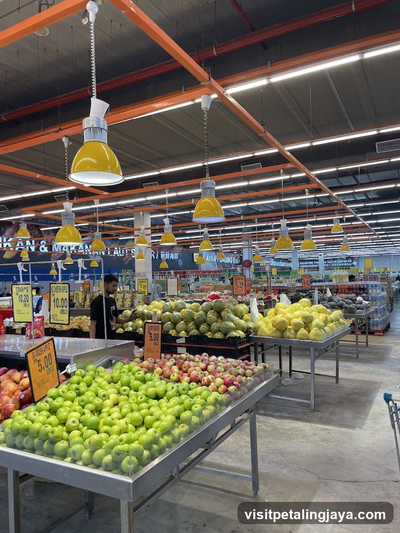 Supermarket Produce Section