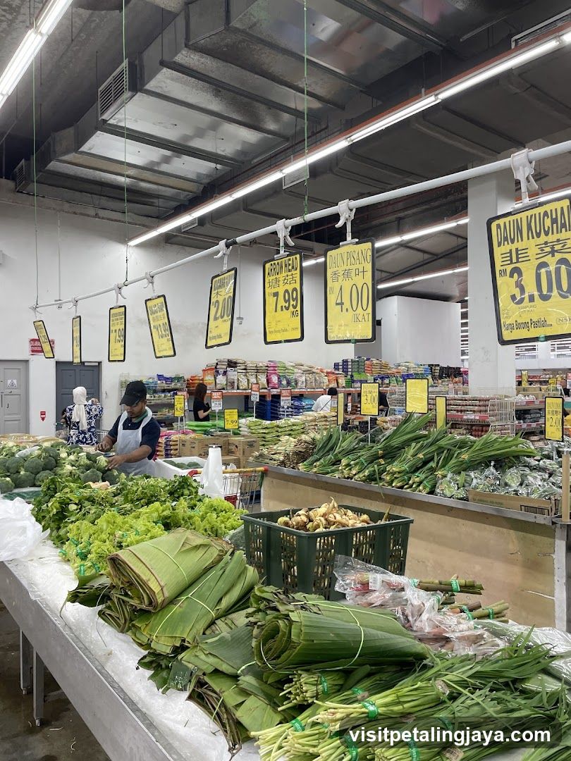 Produce Section in a Supermarket