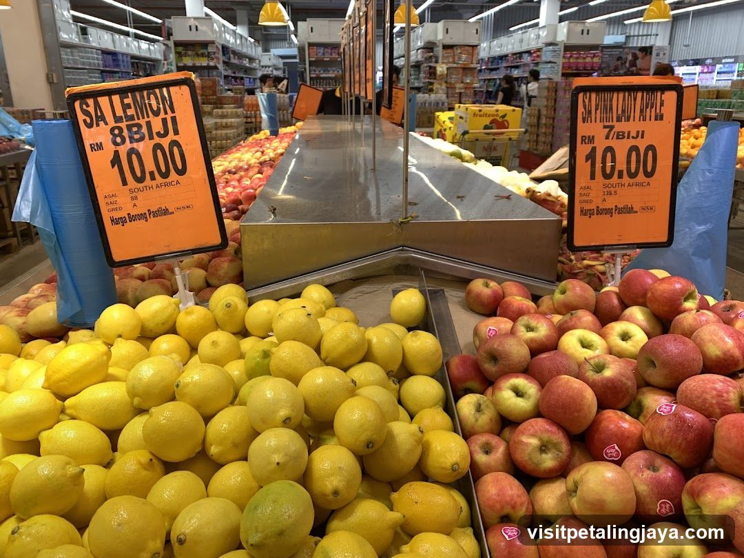 Fruit Display in a Supermarket
