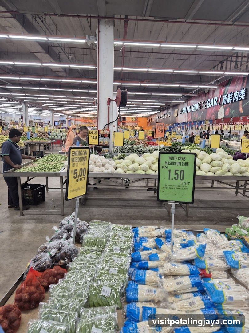 Supermarket Produce Section
