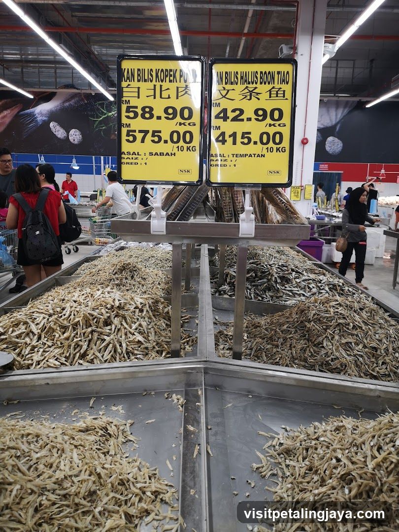Dried Fish Display