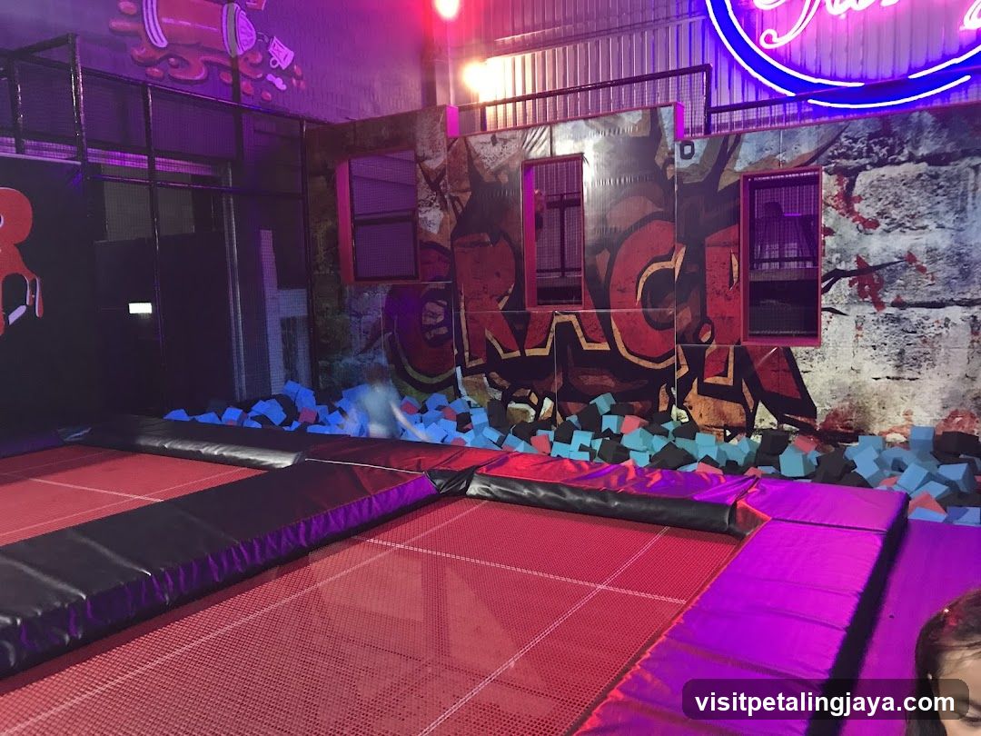 Trampoline Park Interior