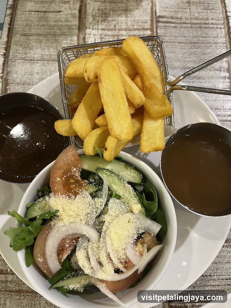 Chips and Salad
