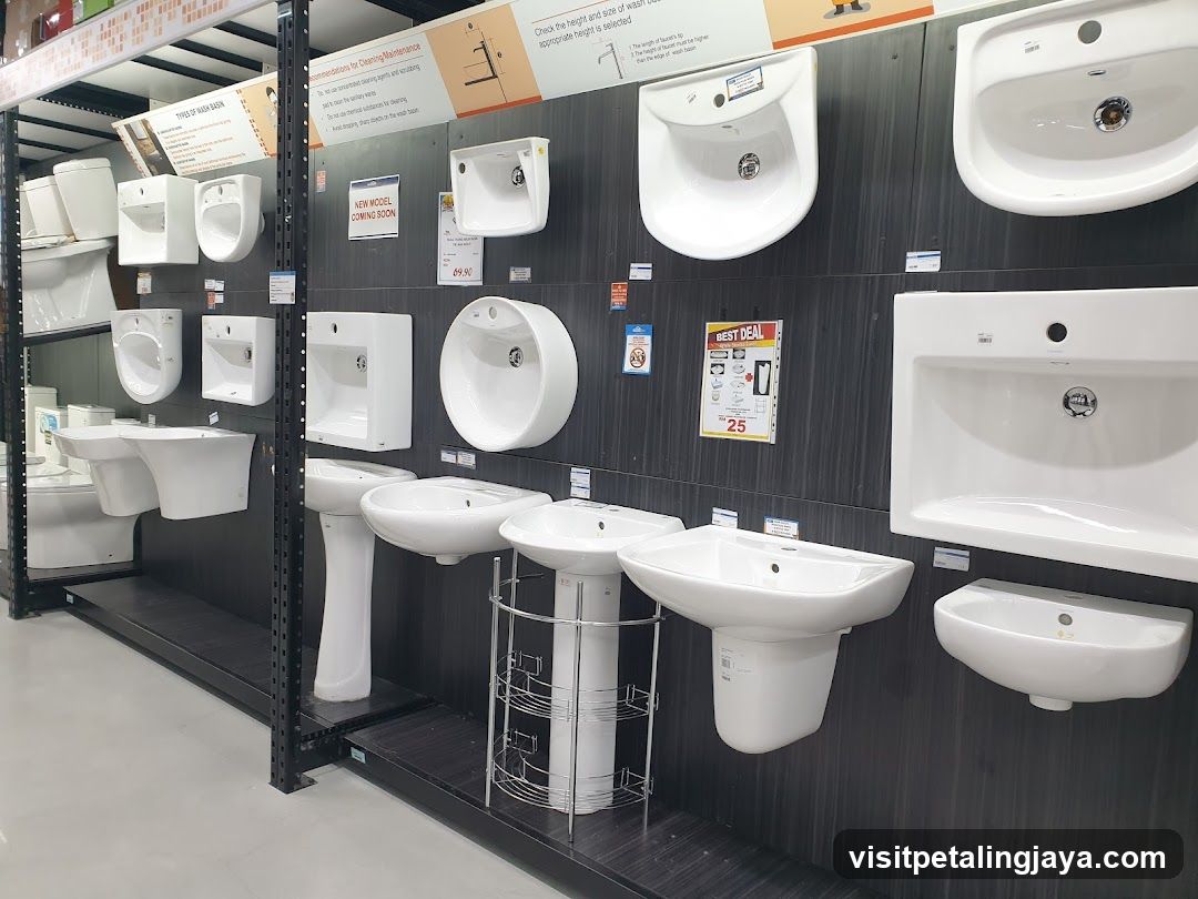 Bathroom Fixtures Display