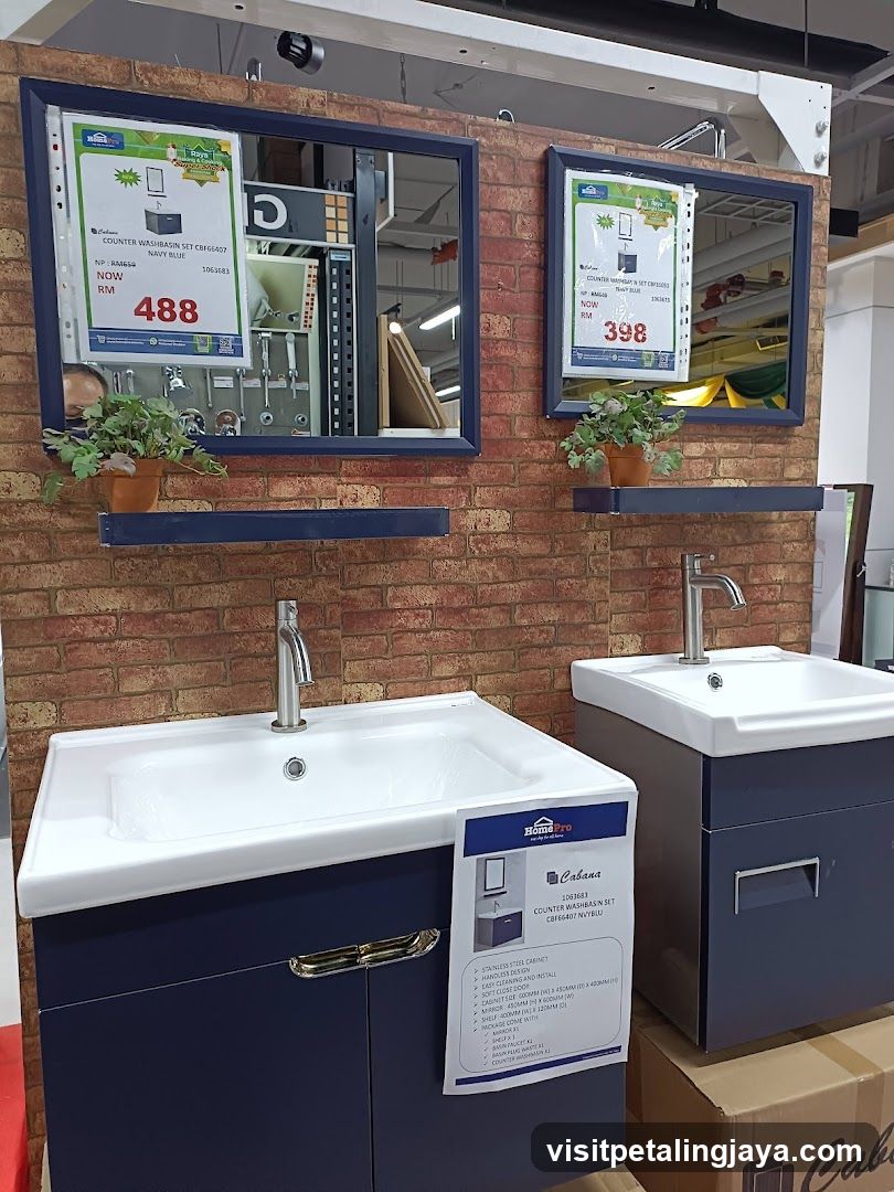 Bathroom Vanity Sets Display