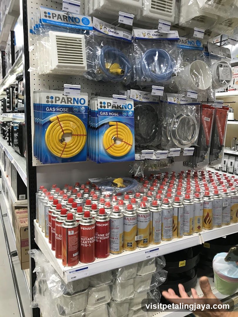 Butane Gas Cartridges and Hoses