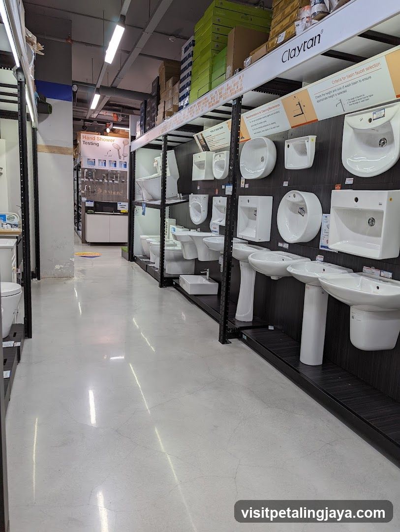 Bathroom Fixtures Display