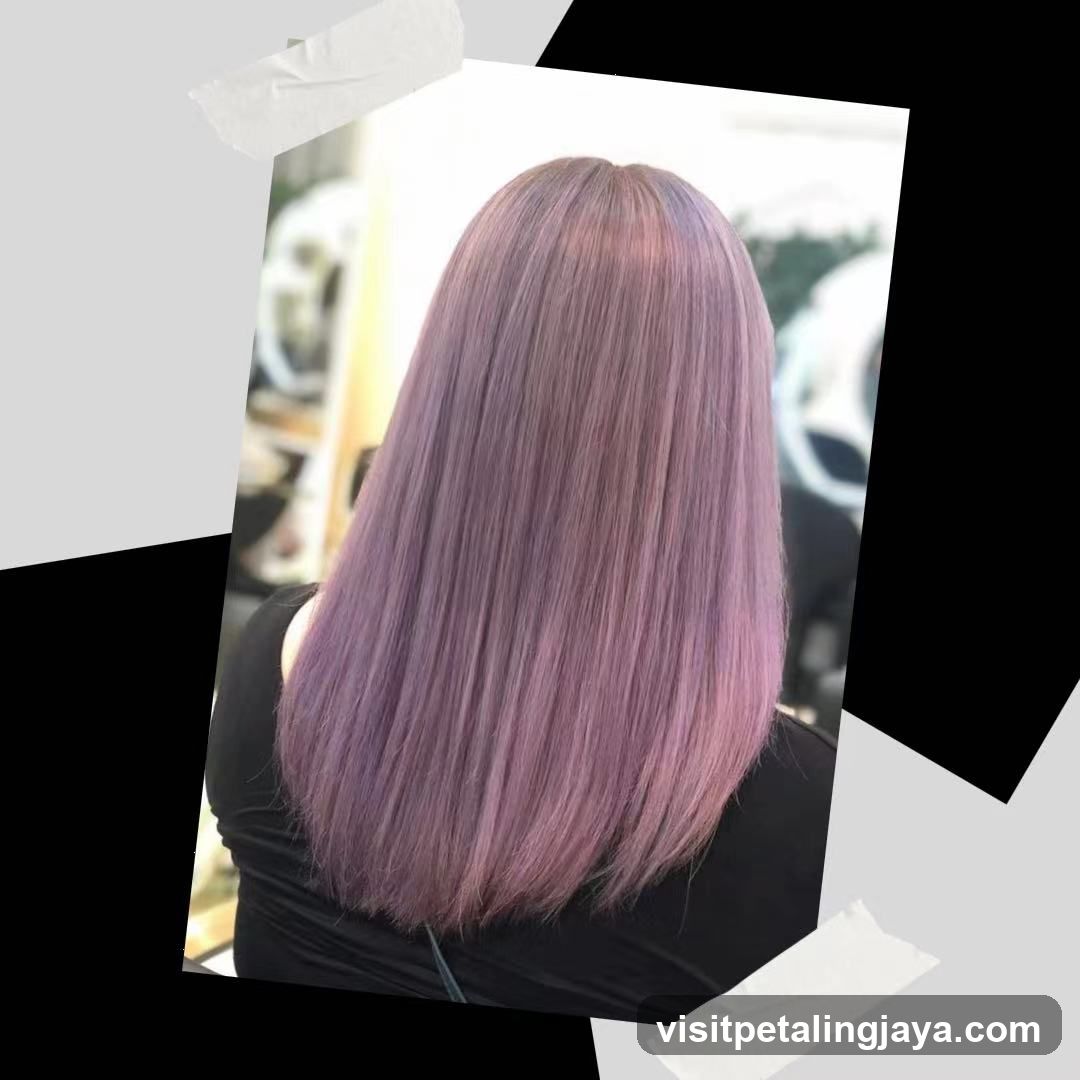 Woman with Lavender Hair