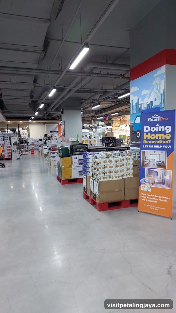 HomePro Store Interior