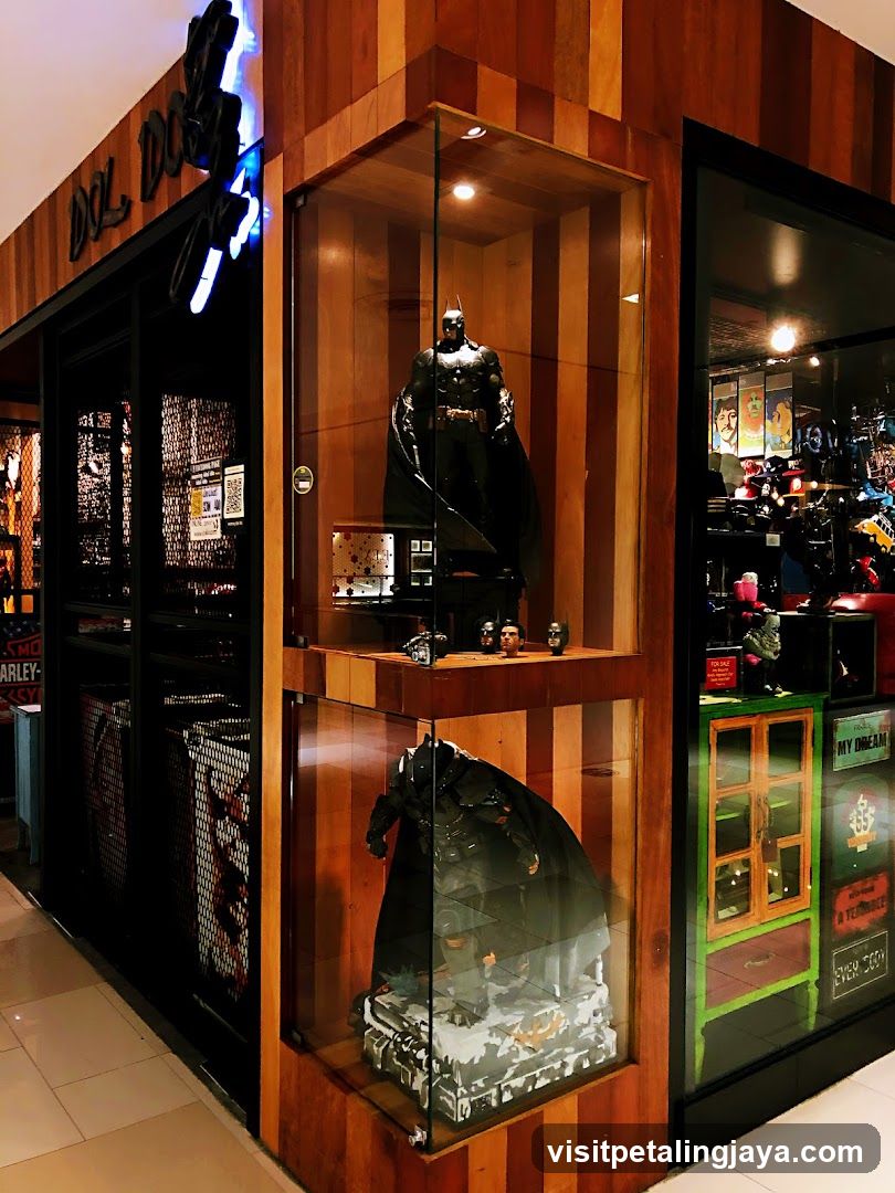 Store Display with Batman Figures