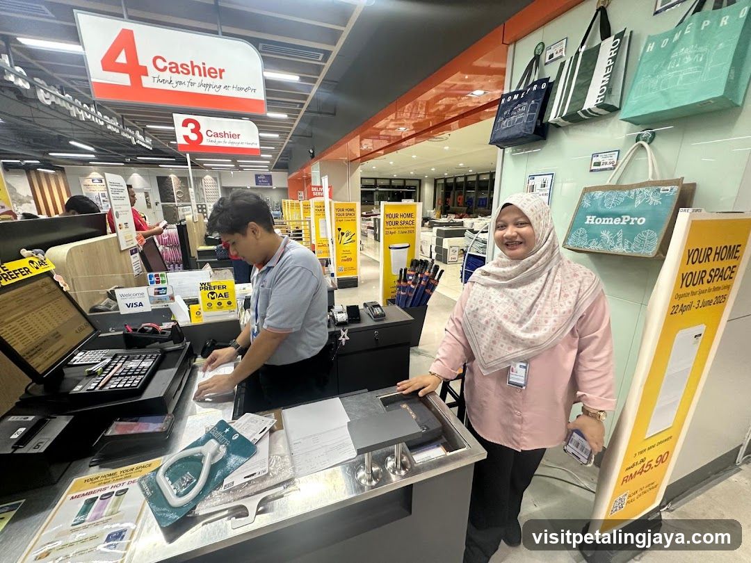 HomePro Cashier Area