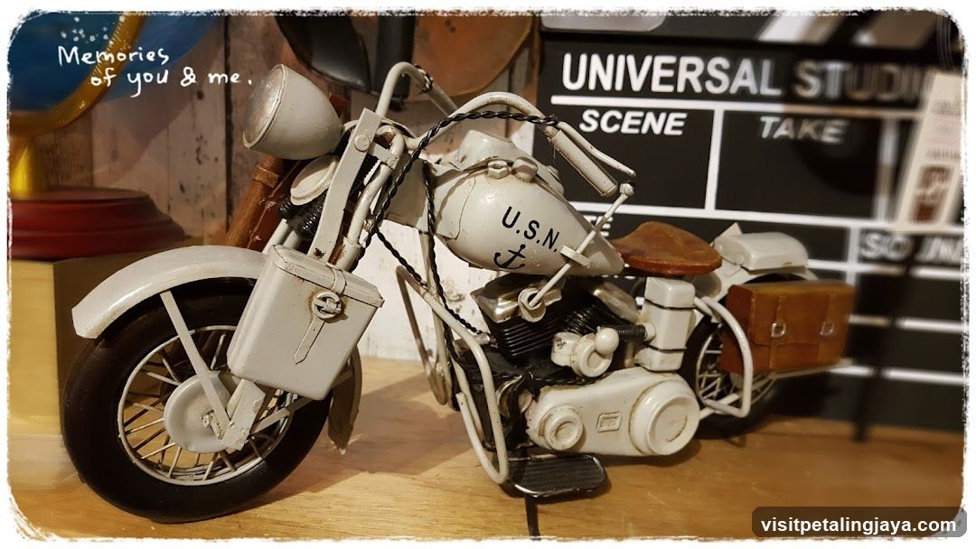Vintage Motorcycle Display