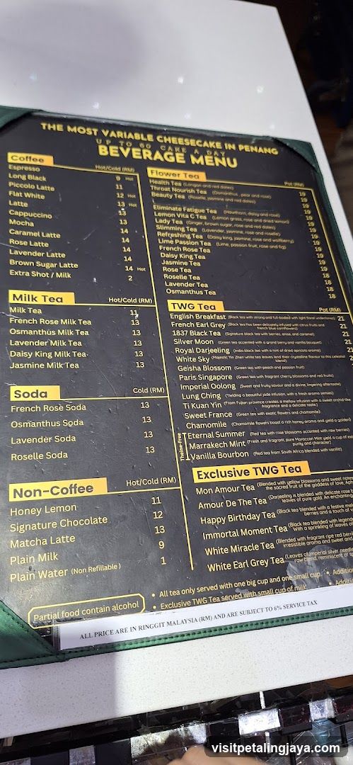BeVERAGE MENU