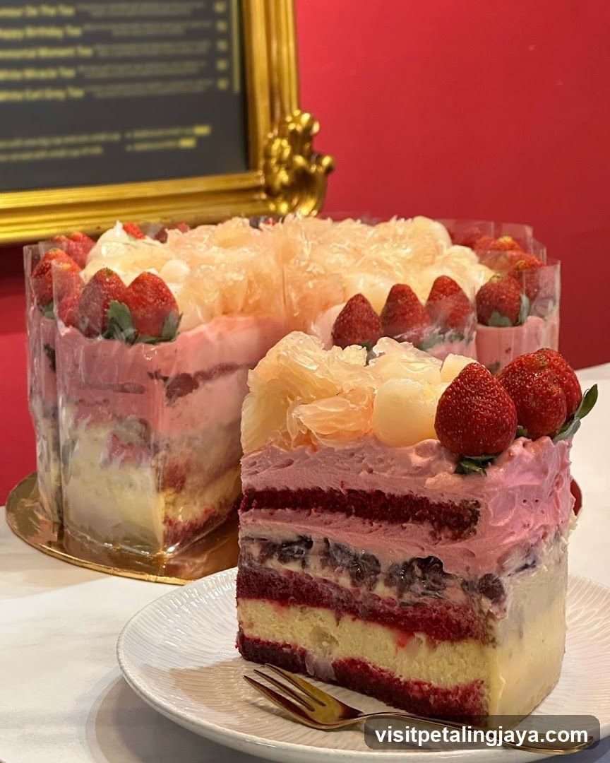 Strawberry and Fruit Layer Cake