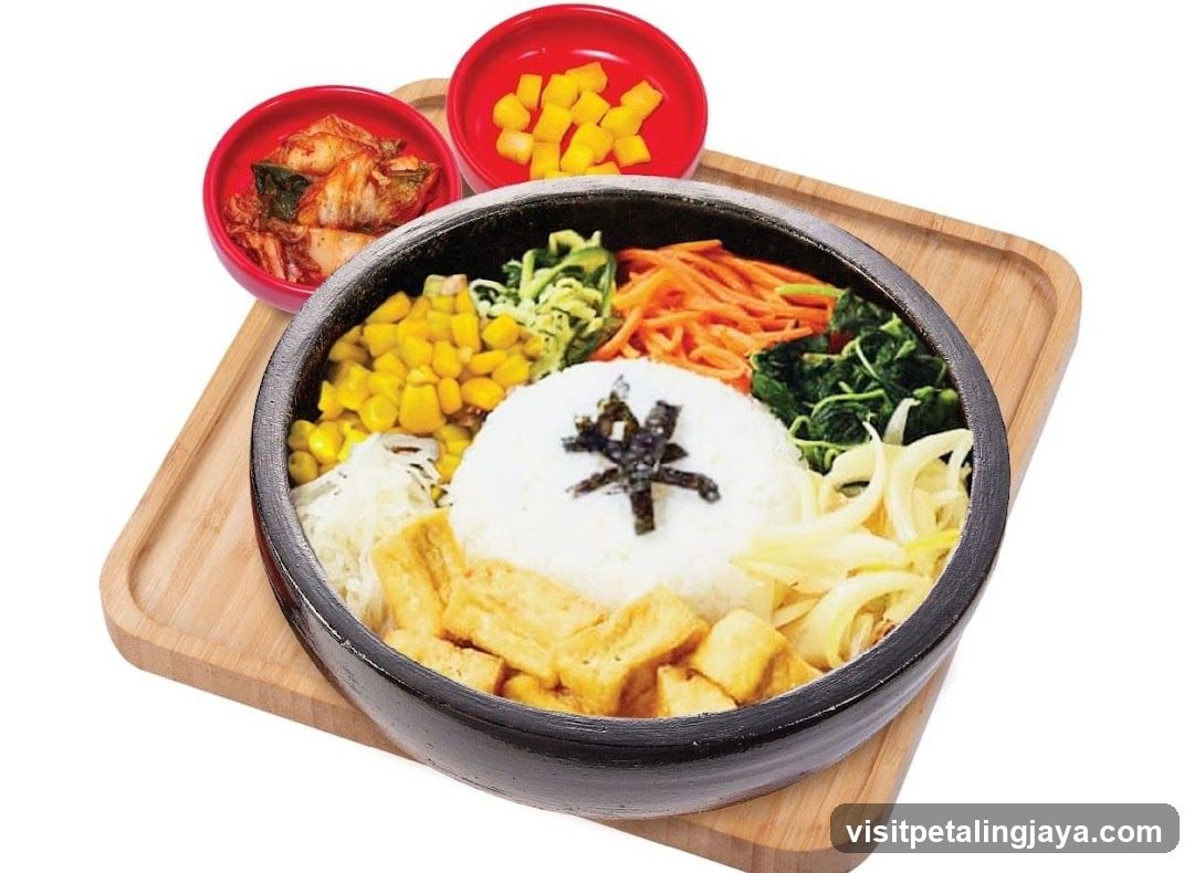 Korean Bibimbap Dish