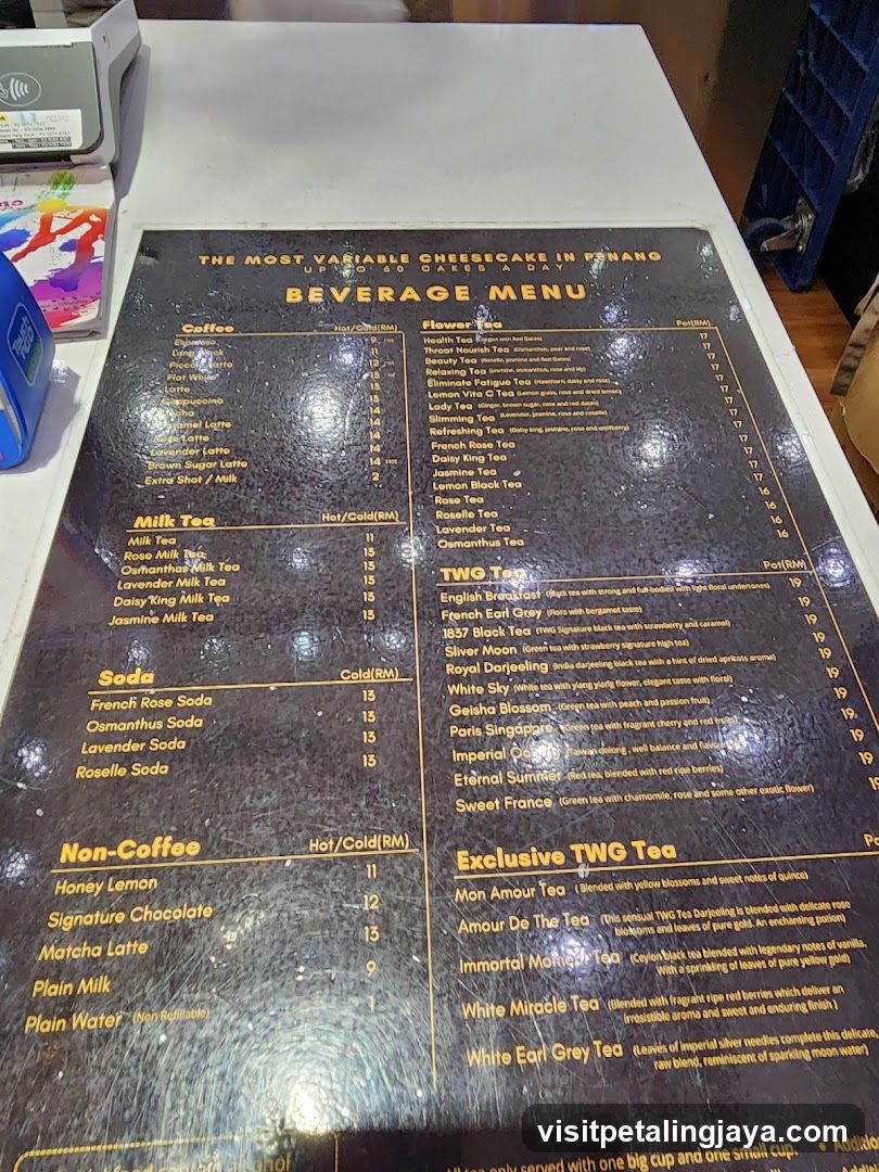 Beverage Menu