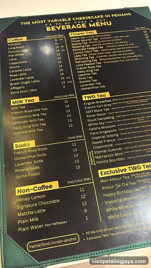 Beverage Menu