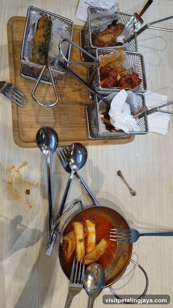 Tabletop Food Setup
