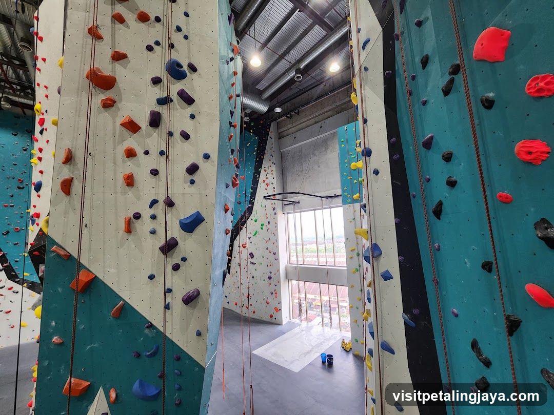 Indoor Climbing Gym Interior