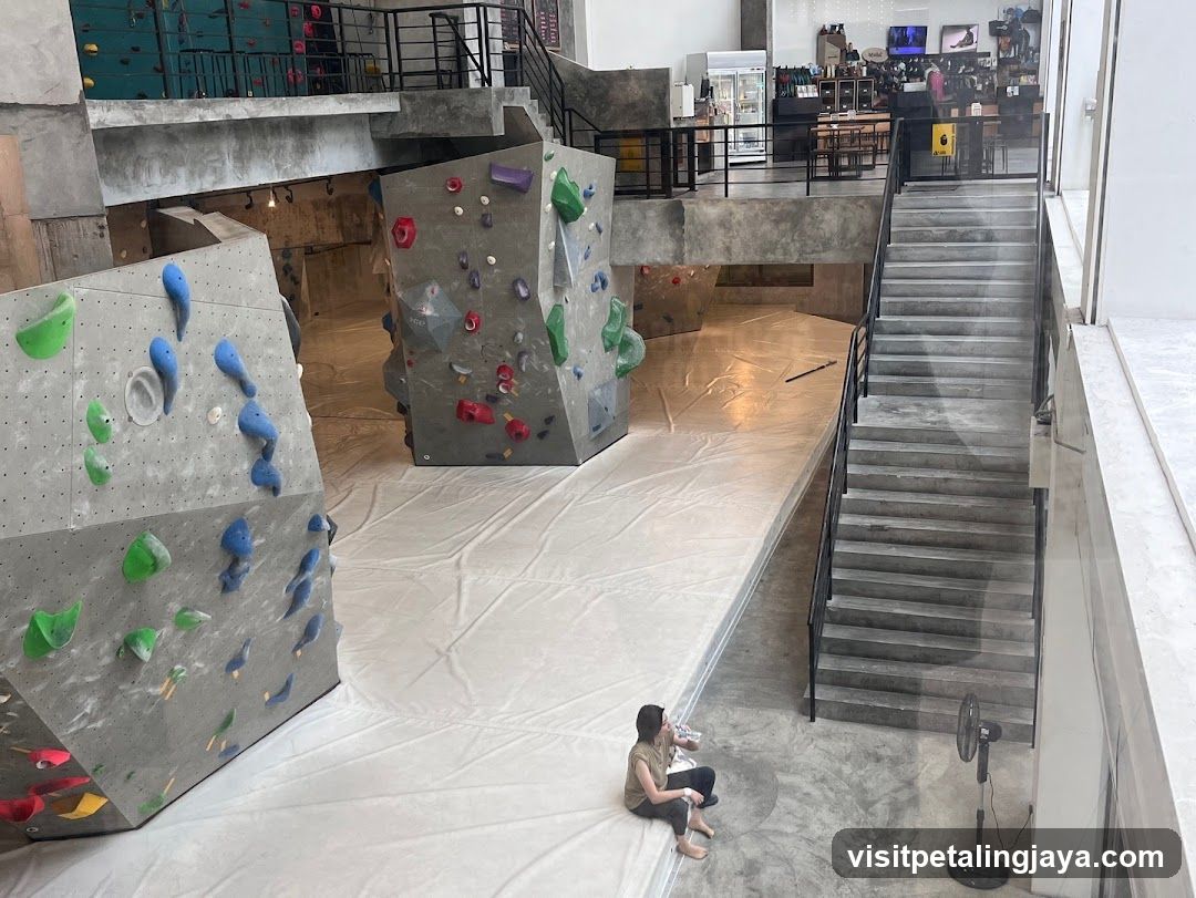 Indoor Climbing Gym Interior