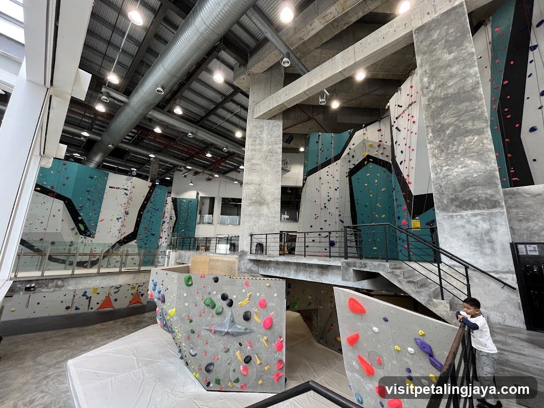 Indoor Climbing Gym Interior