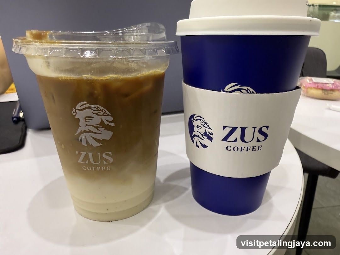 ZUS Coffee beverages