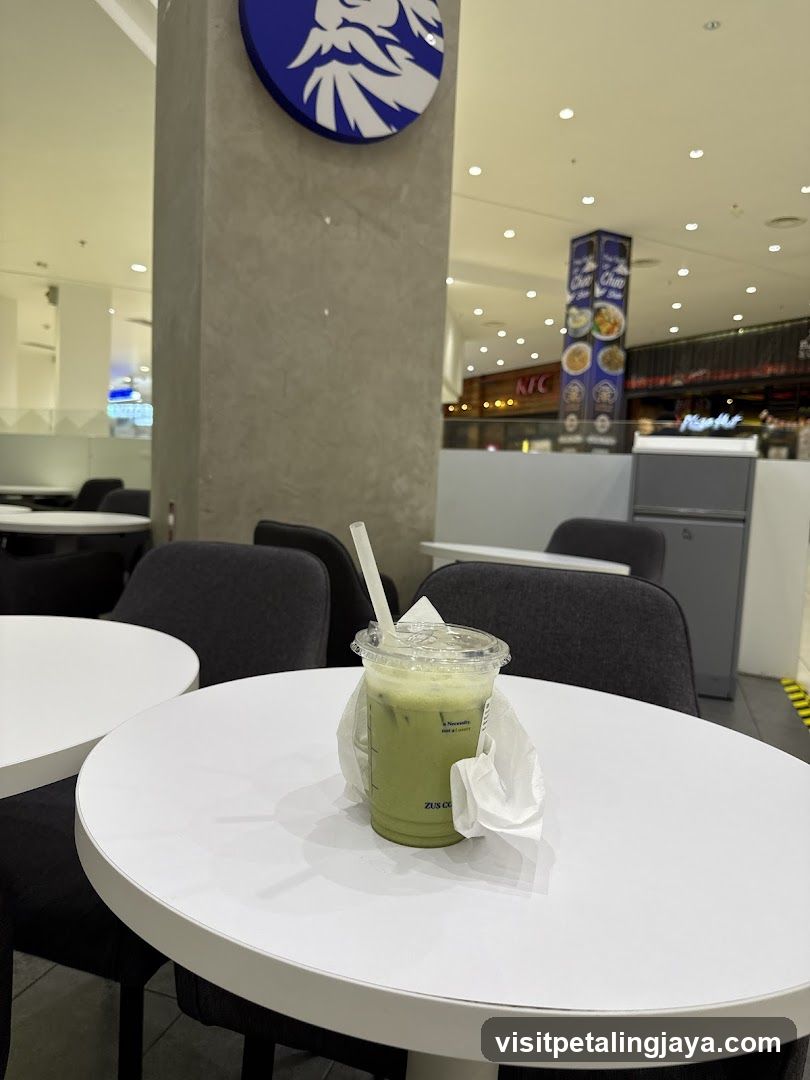 Interior seating area