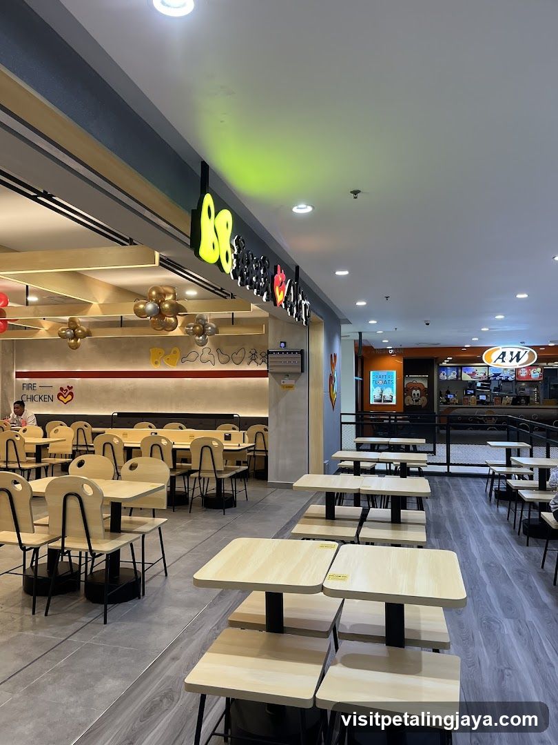 Food court interior