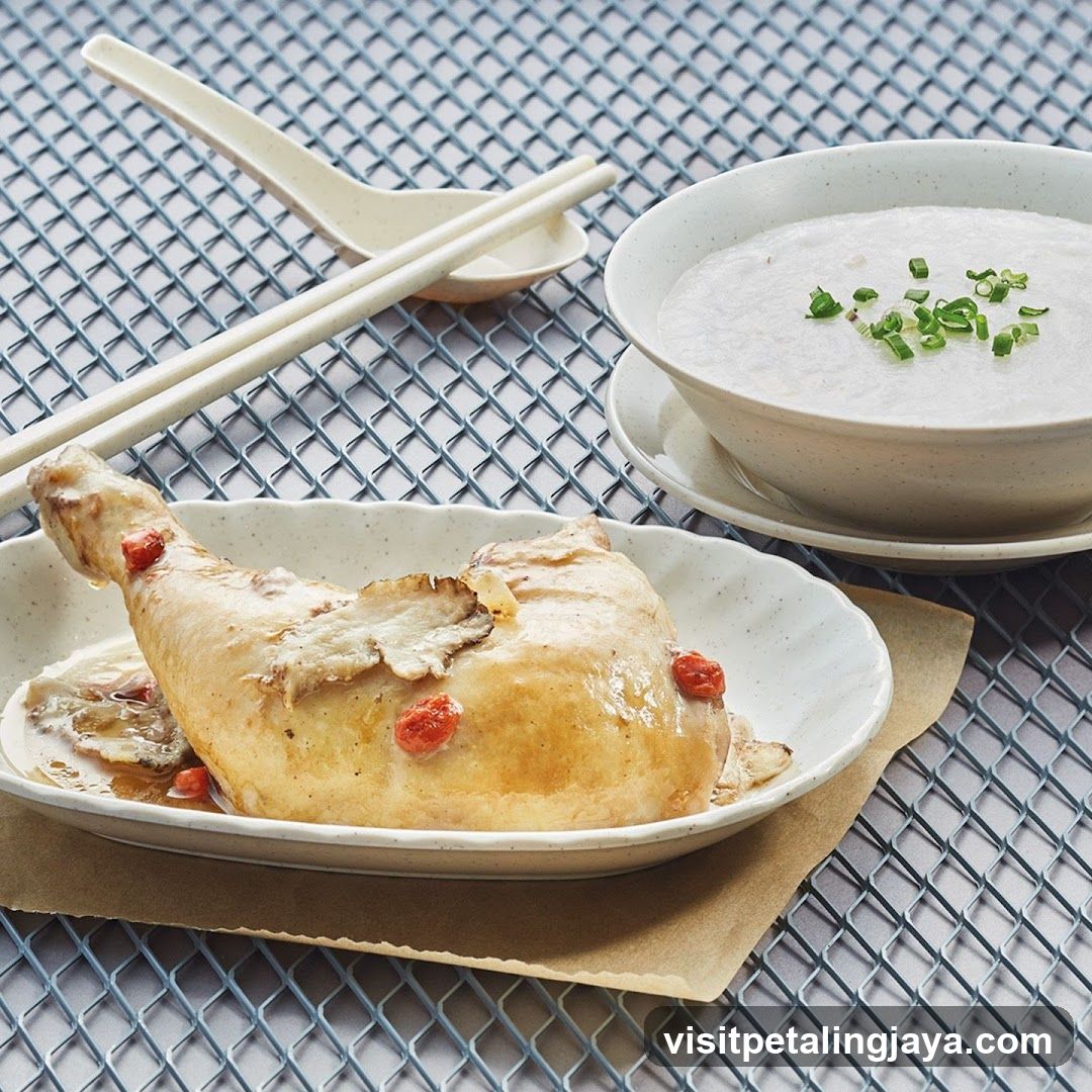 Chicken Leg with Congee