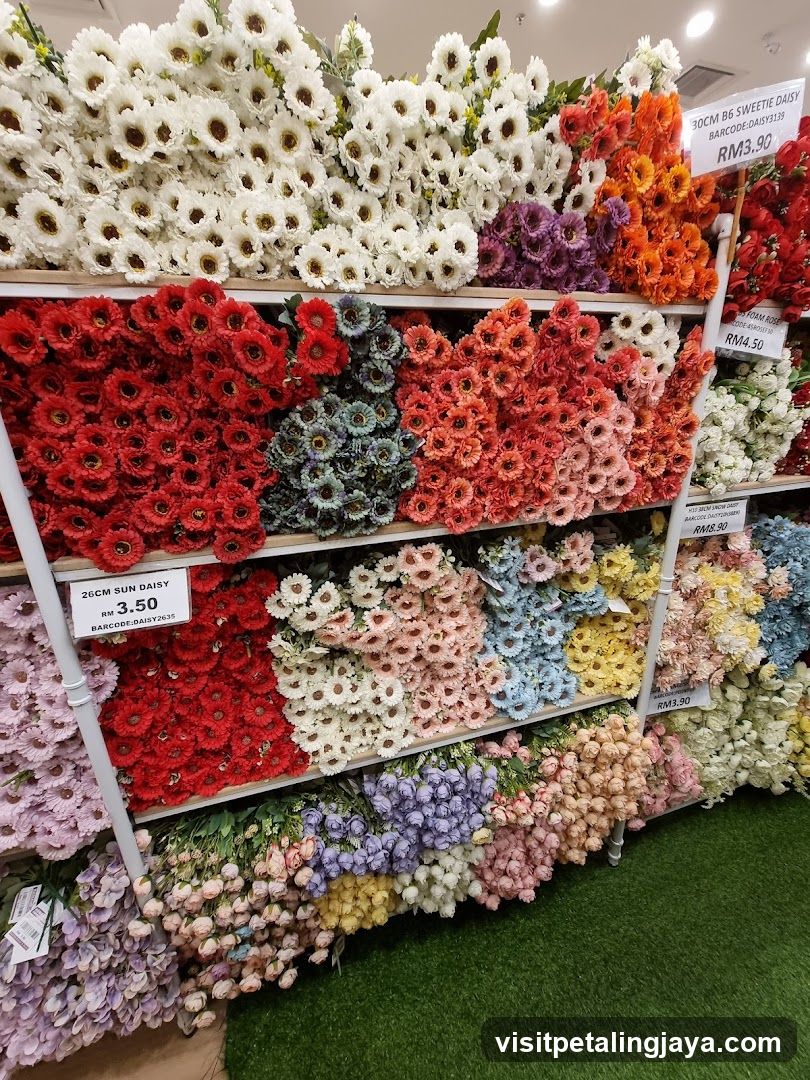 Floral Display in Store