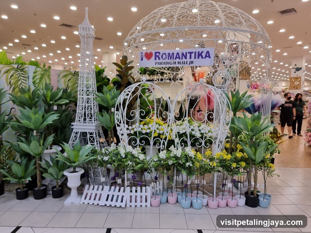 Romantika Display at Paradigm Mall JB