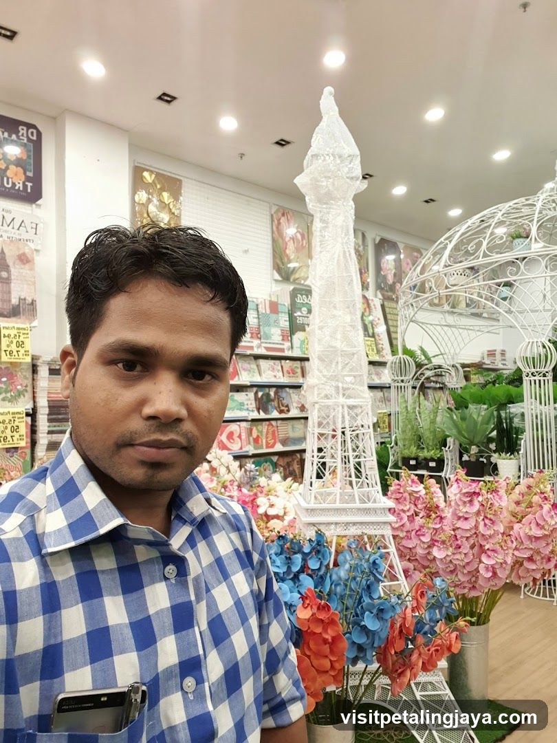 Interior of a retail store