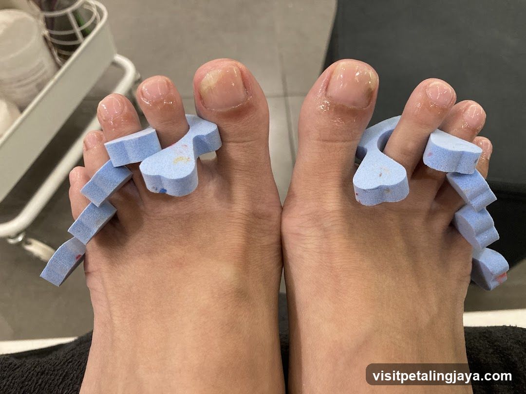 Pedicure Preparation