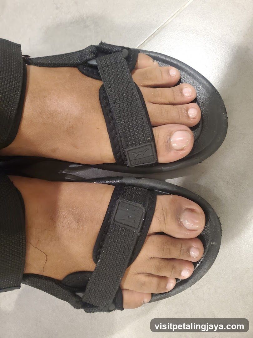Feet in Sandals