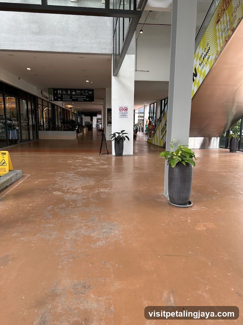 Indoor Shopping Mall Corridor