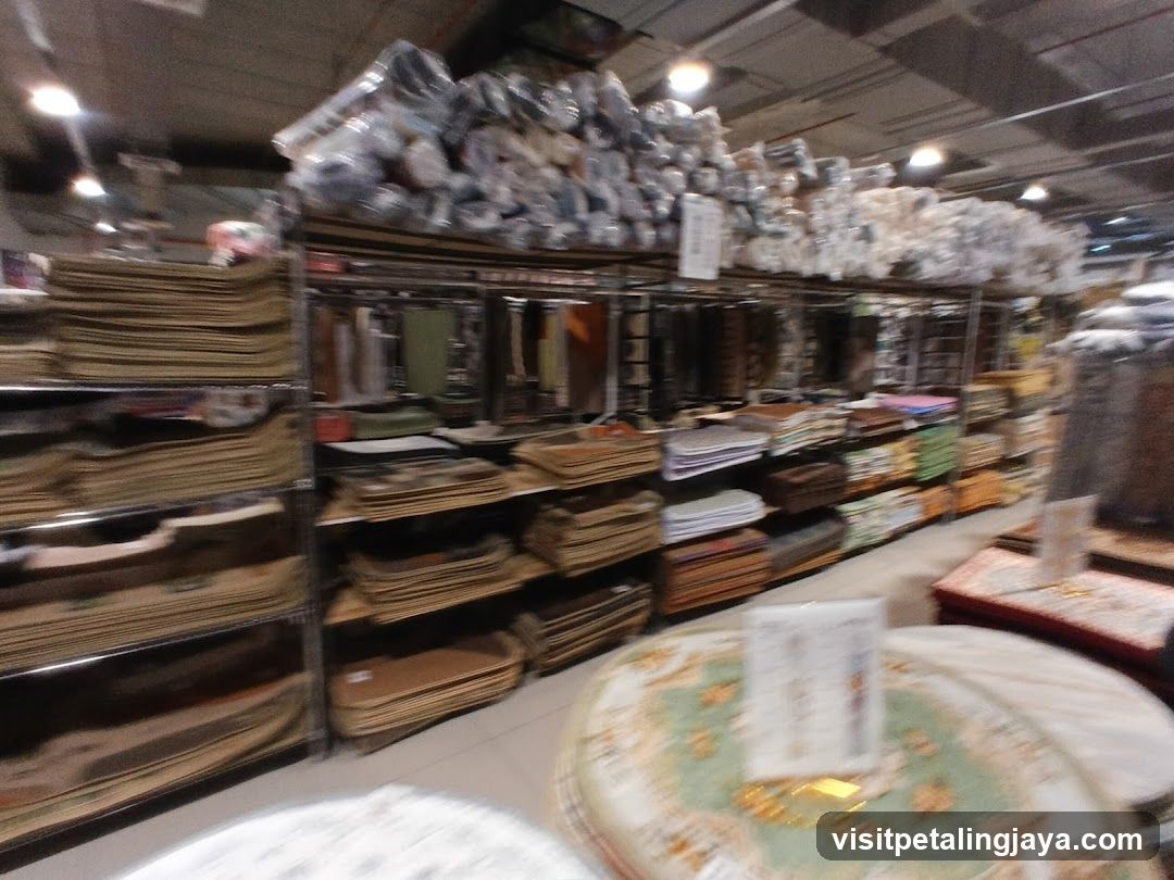 Store Interior with Rugs and Carpets