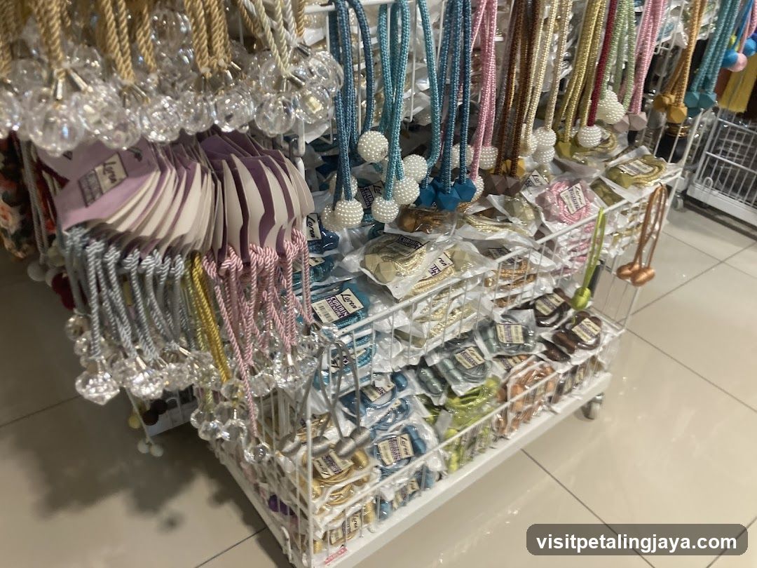 Curtain Tie-Backs Display