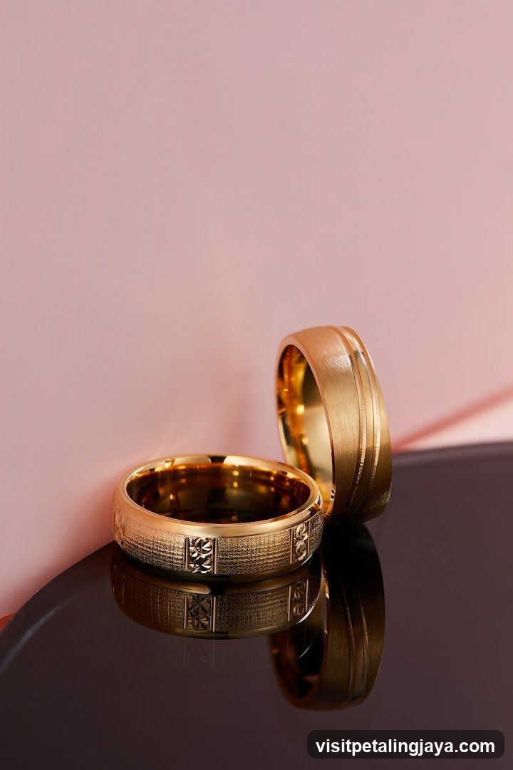 Two gold rings