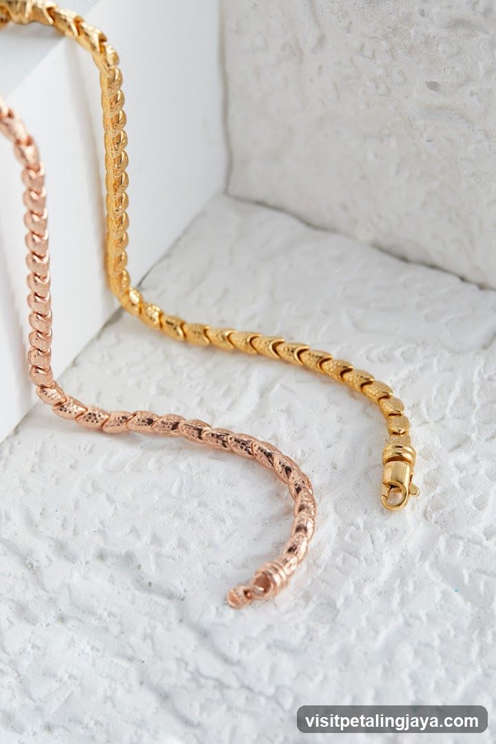 Gold and Rose Gold Bracelets